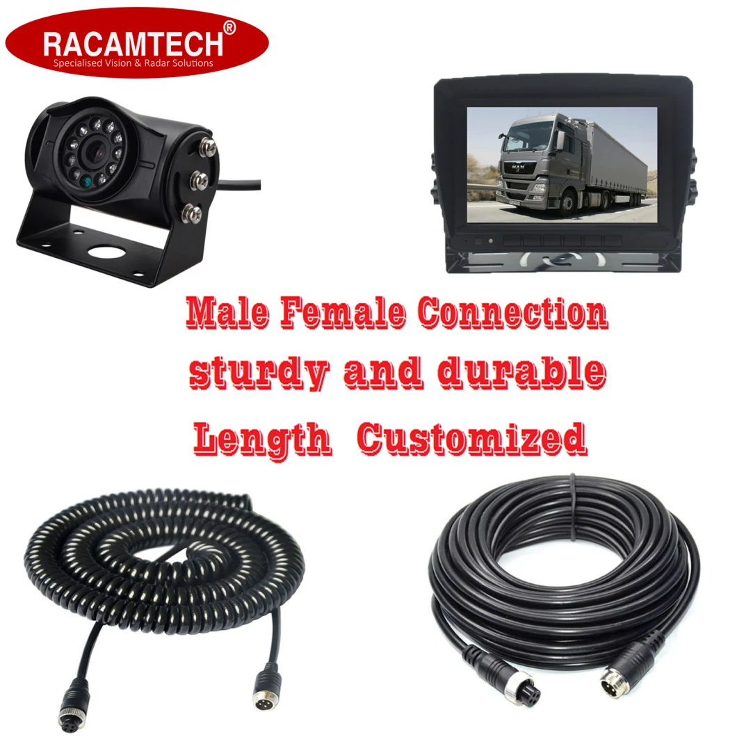 7 Inch Bus/Truck Rear View System with Quad Monitor and Car Camera