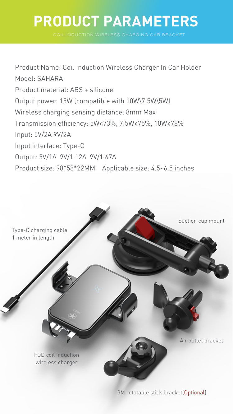 Envo Gratis 15W Magsafe Wireless Qi Cell Phone Charger Magneti Magsafe Car Wireless Charger