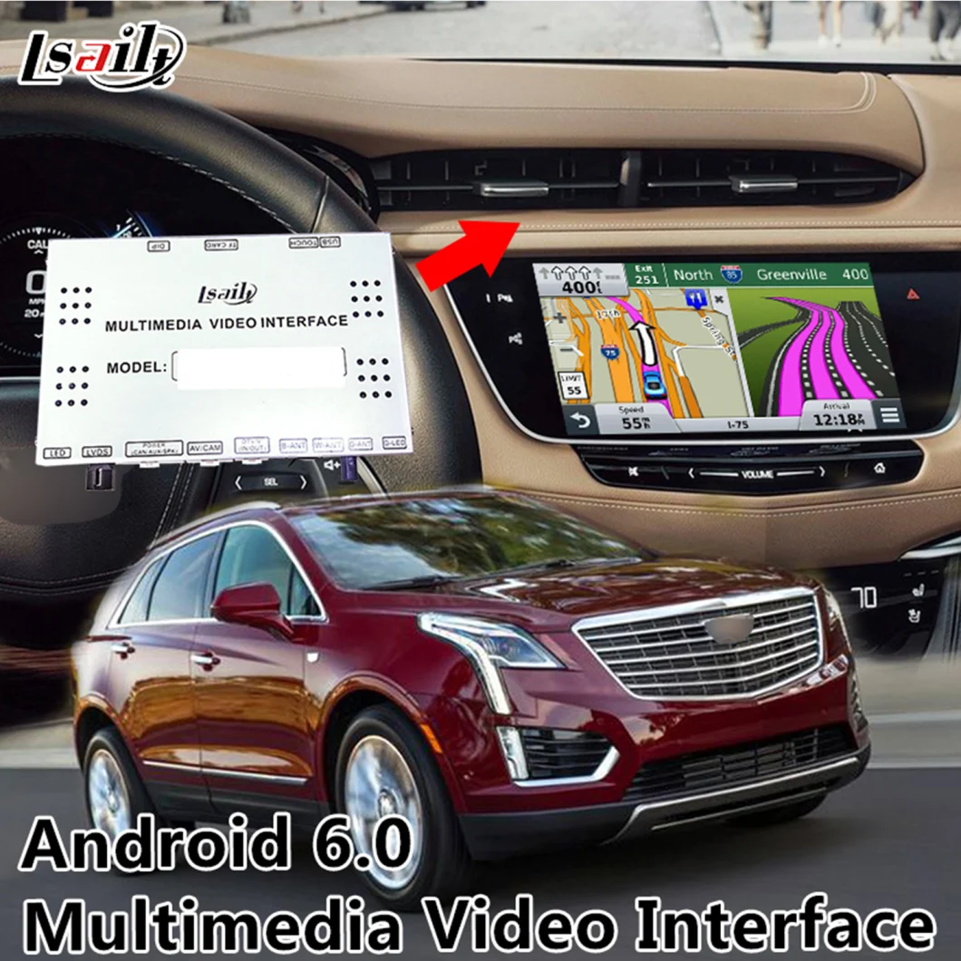Android Navigation Box Cue System with GPS Waze Yandex Youtube for Cadillac Xt5