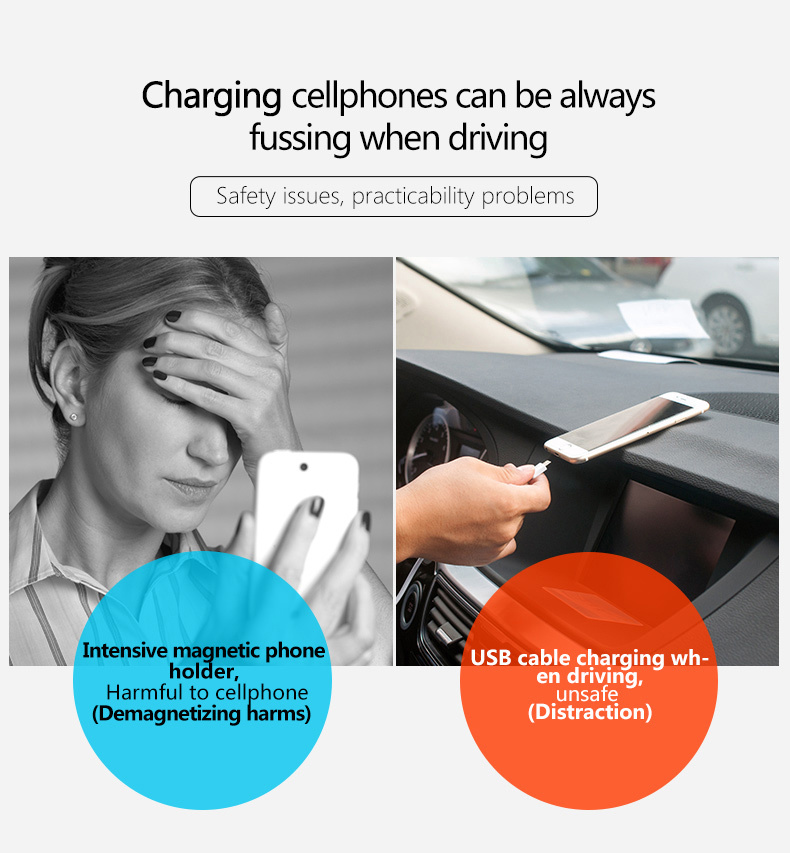 Wireless Mobile Phone Charging Bracket Air Purifier Aromatherapy High End Mobile Phone Wireless Charger