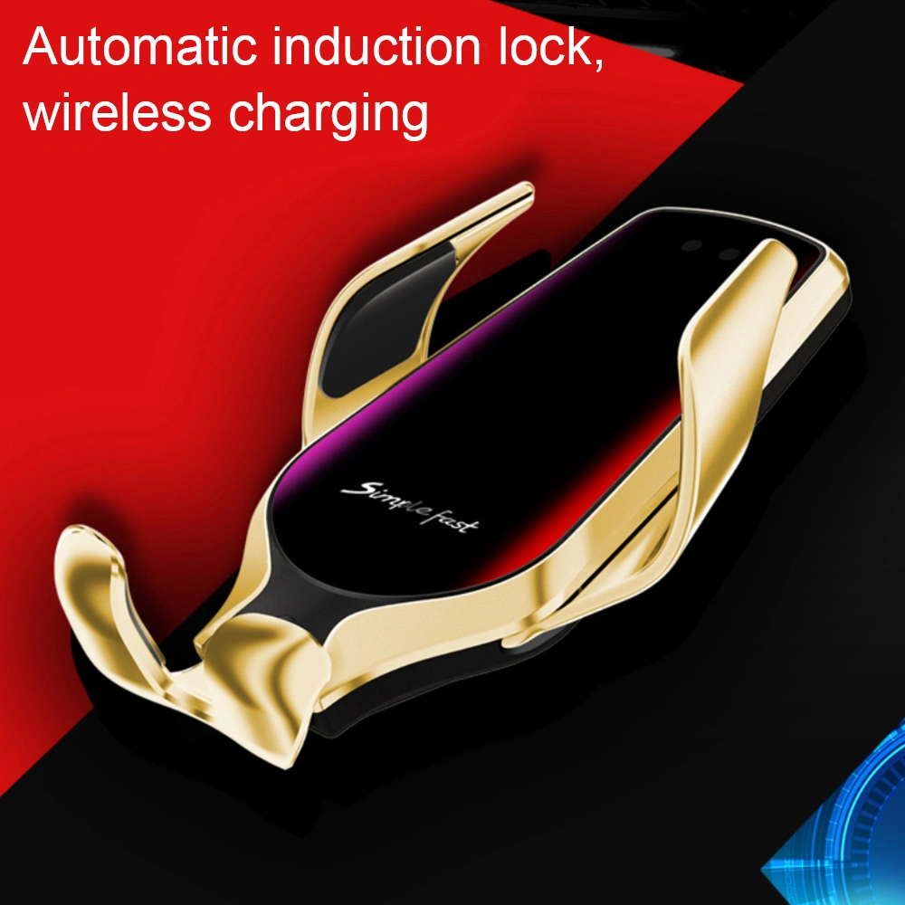 R3 Car Wireless Charger Automatic Clamping Touch Button Automatic Matching Phone Charger