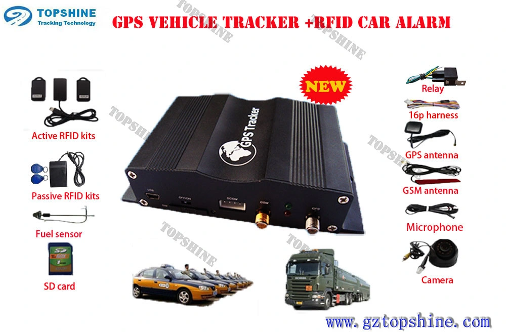 RS232 Camera Car Protector 3G 4G GPS Tracker with Obdii Connector