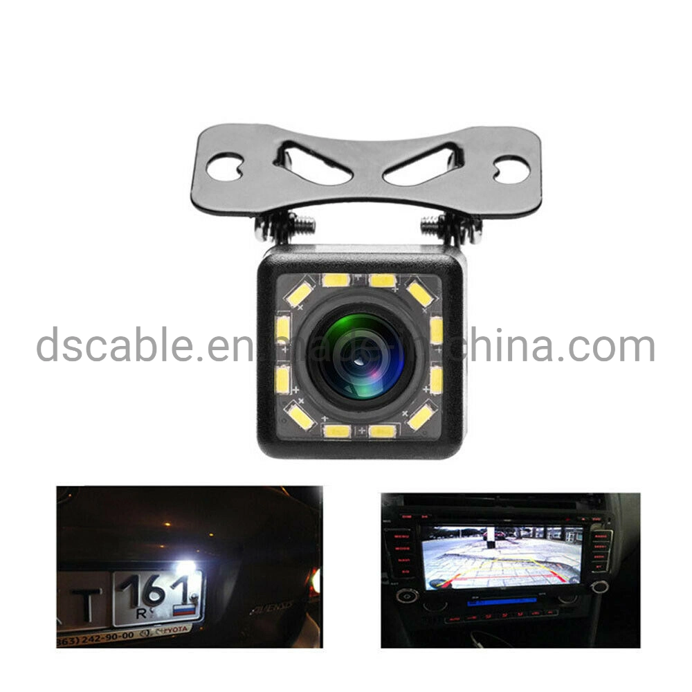 12 LED Night Vision Car Rear View Camera 1/4