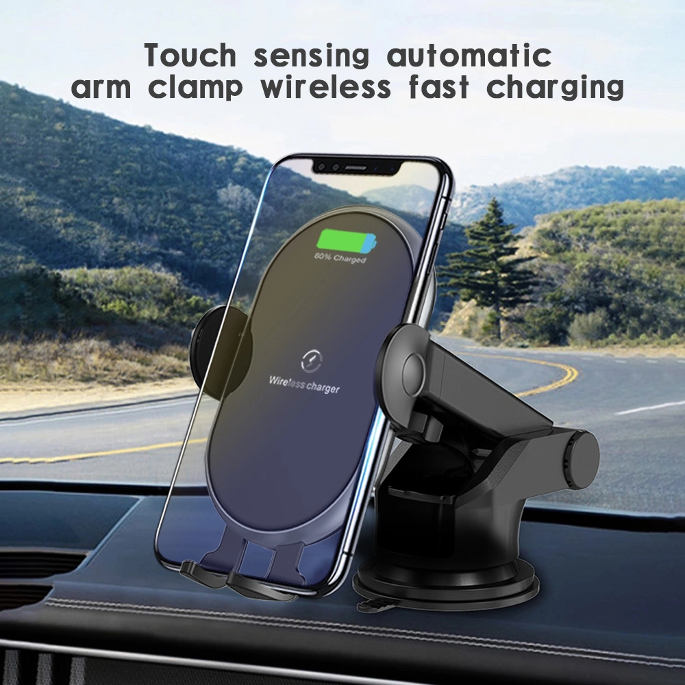 10W Qi Full-Automatic Fast Charging Car Mount Wireless Charger