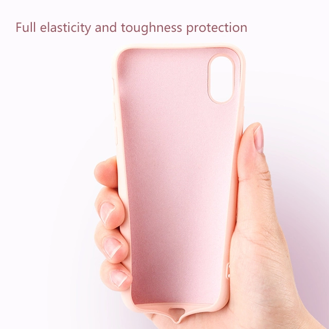 Soft TPU Rubber Cell Phone Case with Metal Ring Holder Stand Mobile Phone Accessories