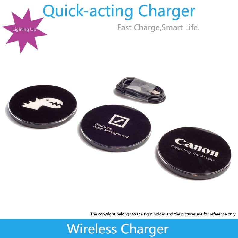 Wireless Charging Pad Qi Certified 10W Fast Charger Supports iPhone and Samsung Smartphones