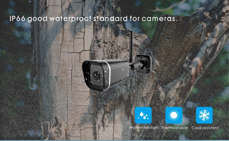 4CH CCTV Camera System 1080P WiFi Kit Camera Wireless WiFi IP Camera Kit