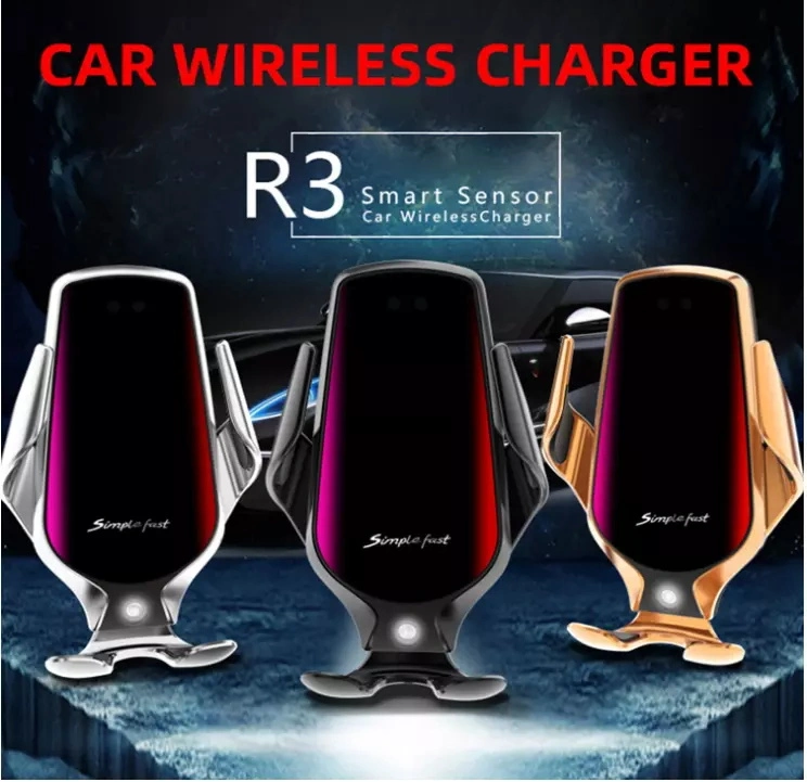 Wireless Charger New Arrival Smart Sensor Car Wireless Charger 10W 7.5W 5W Fast Car Wireless Charging Mobile Phone Car Holder Chargers R3