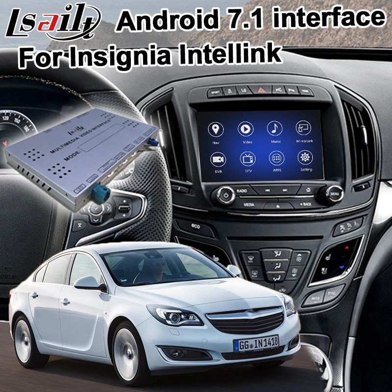 Lsailt Android GPS Navigation System Box for Opel Insignia / Buick Regal Video Interface Optional Carplay