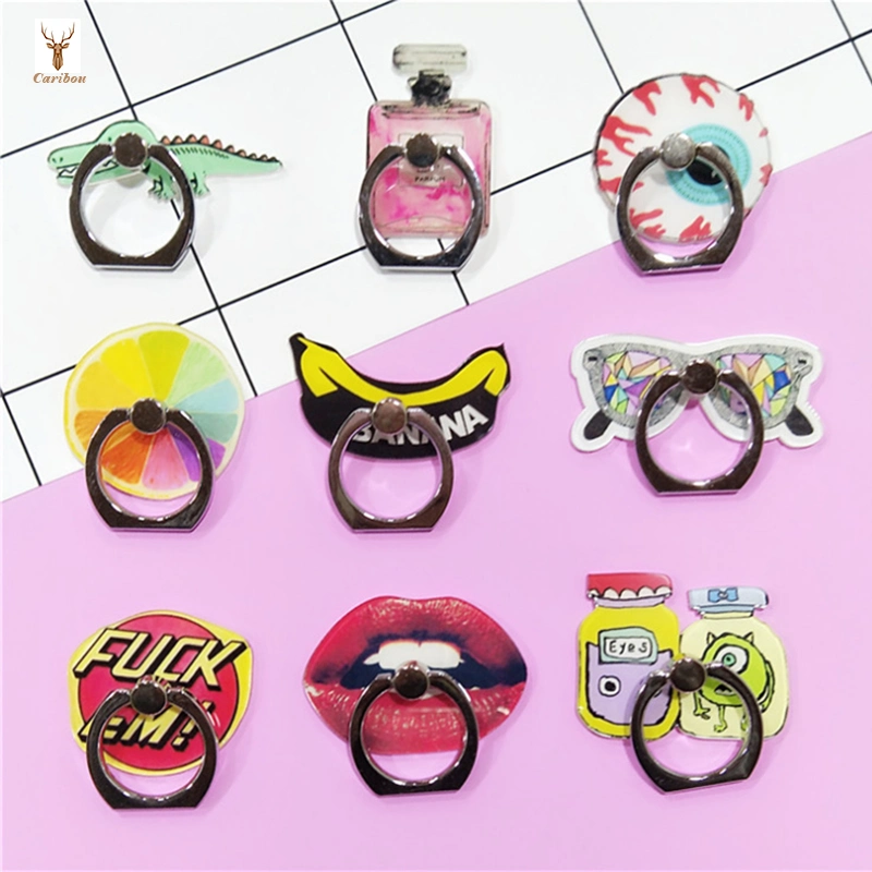 Acrylic Custom Mobile Finger Cell Phone Ring Stand