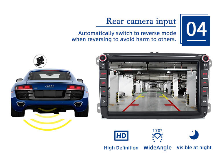 for VW for The Mass Series Multimedia GPS Car Video Audio Player Central Multimedia Stereo Android Navigation