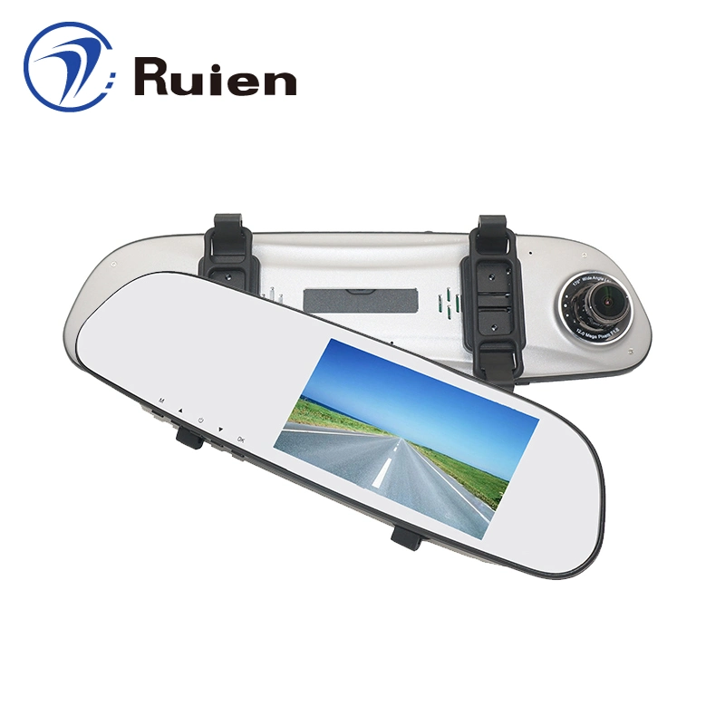 5 Inch Touch Screen Wide Screen 1080P Car DVR Recorder Dashcam Rearview Mirror Car Camera with Night Vision