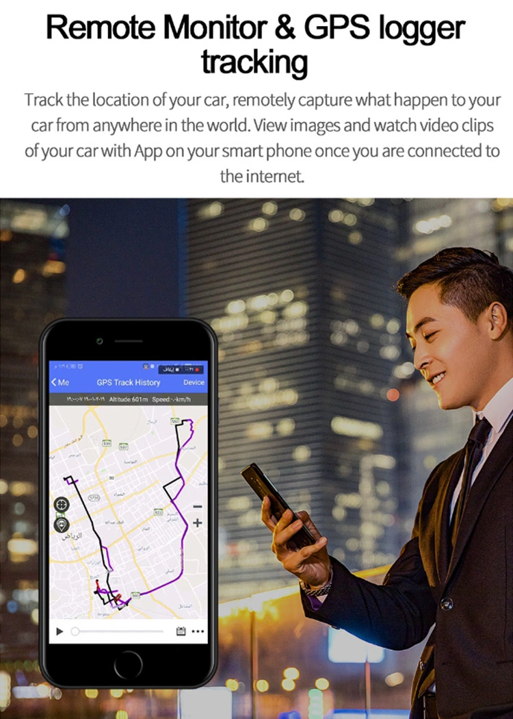 10 Inch Screen Car Android 8.1 Adas 4G 1080P DVR Dashboard Dash Camera