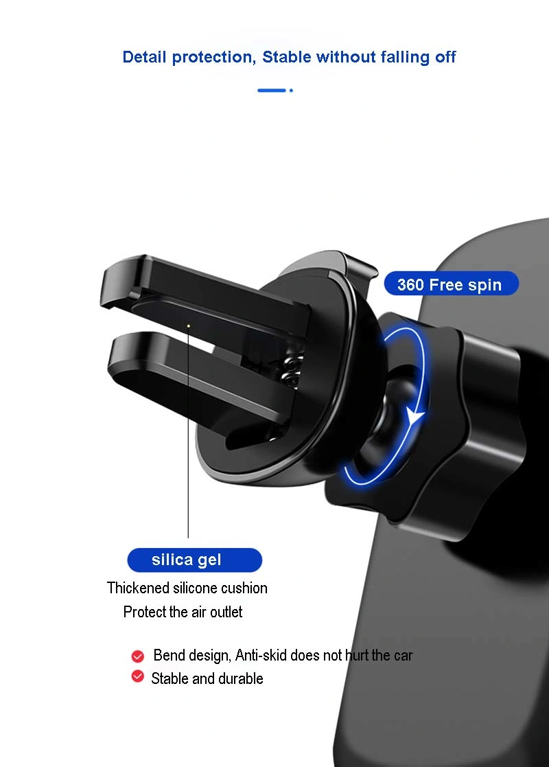 New Arrival 15W Fast Automatic Coil Induction Wireless Car Charger Phone Holder Qi Wireless Charger