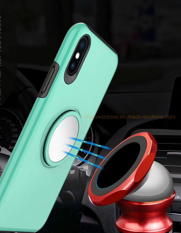 Airbag Bracket Magnetic Mobile Phone Cases for iPhone Mirror Phone Case