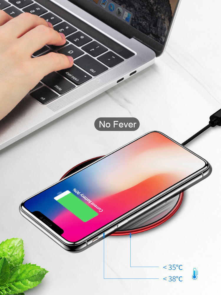 Wholesale Tongyinhai 10W Wireless Charger Fast Wireless Charging Pad Desk Stand with Cooling System