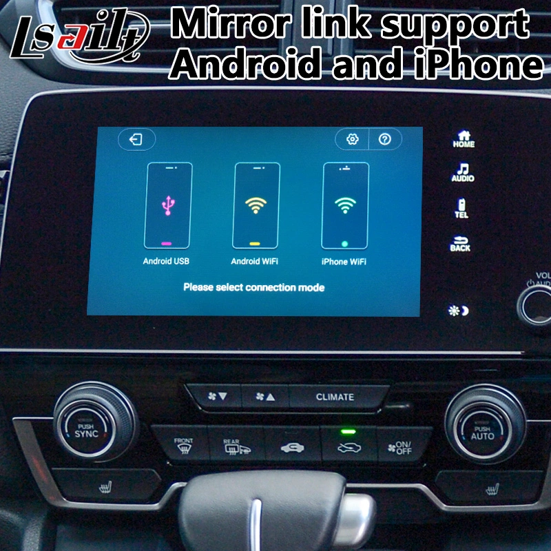 Lsailt GPS Android Navigation Interface for Honda Cr-V with Waze Mirror Link