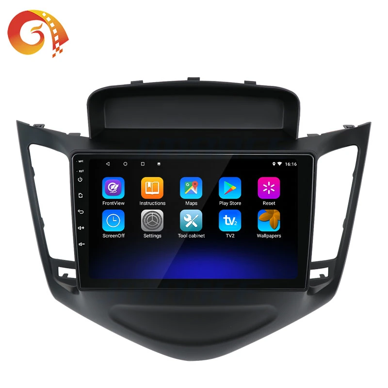 Factory Touch Screen Car Multimedia System 2 DIN Android Car Stereo GPS Navigation for Chevrolet Cruze