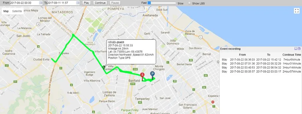 GPS Location GPRS Vehicle Bus Car Motorcycle Monitoring Google Maps GPS Car Tracking System