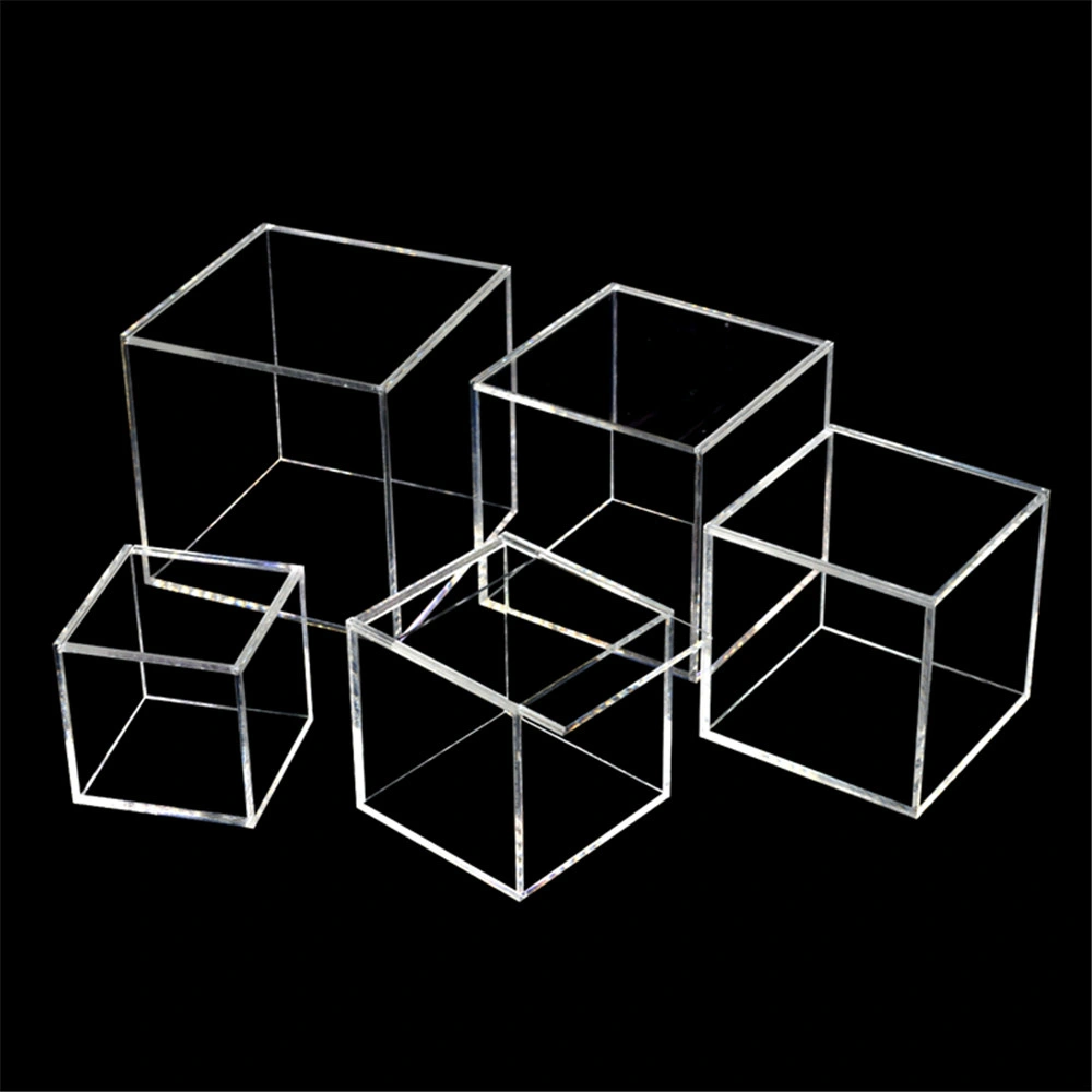 New Fashion Acrylic Cube Gift Display Stands
