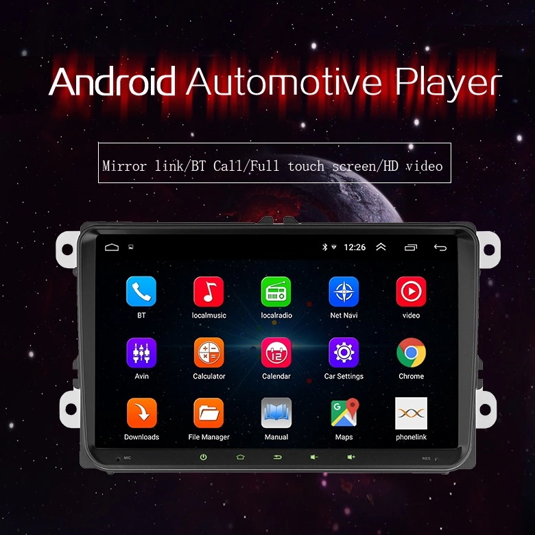 Built-in GPS Navigation System Car DVD Radio 9inch Android