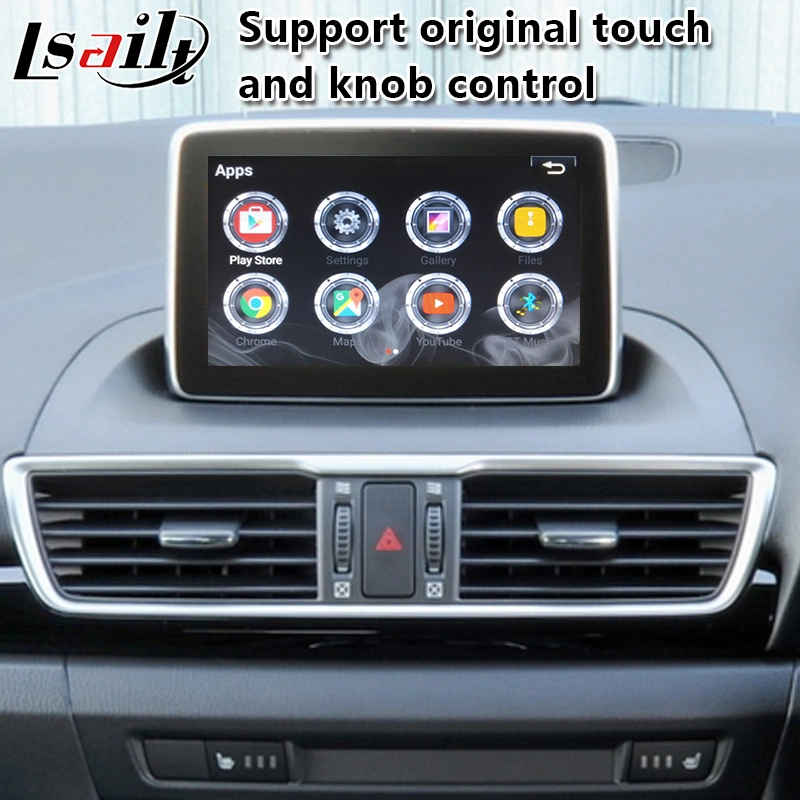Lsailt Android GPS Car Navigation Box for Mazda 3 32GB ROM Video Interface