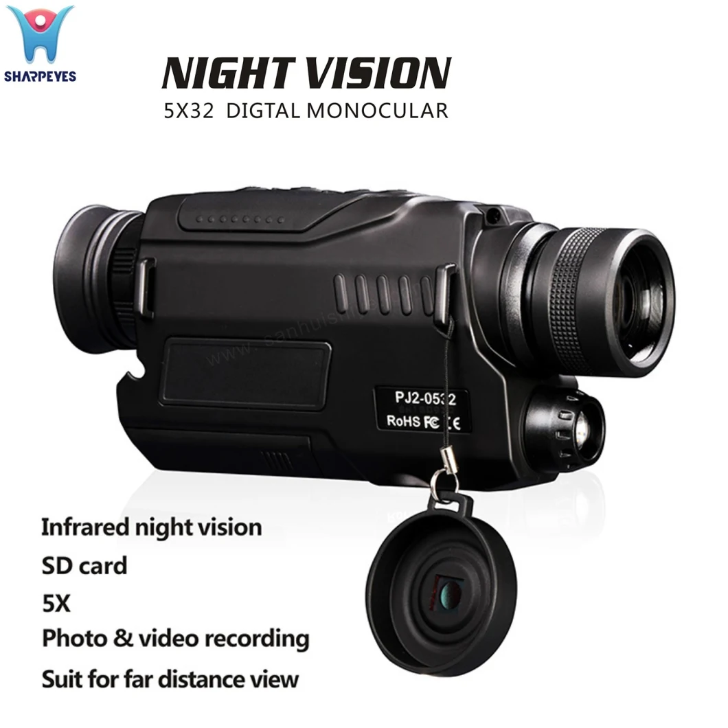 5X40 Digital Monocular Night Vision for Night Outdoor Night Vision Camera