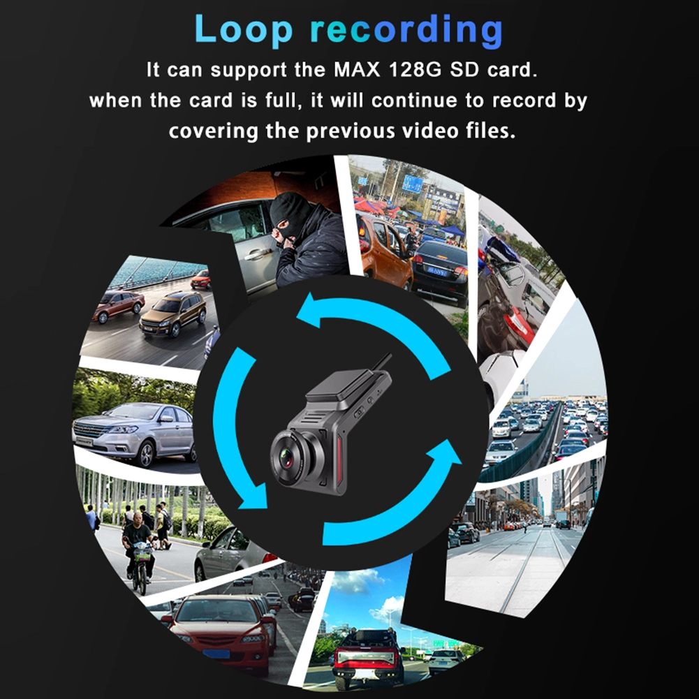 4G WiFi Car DVR Camera 1080P GPS Dashcam with Rearview Camera Dual Lens Video Recorder