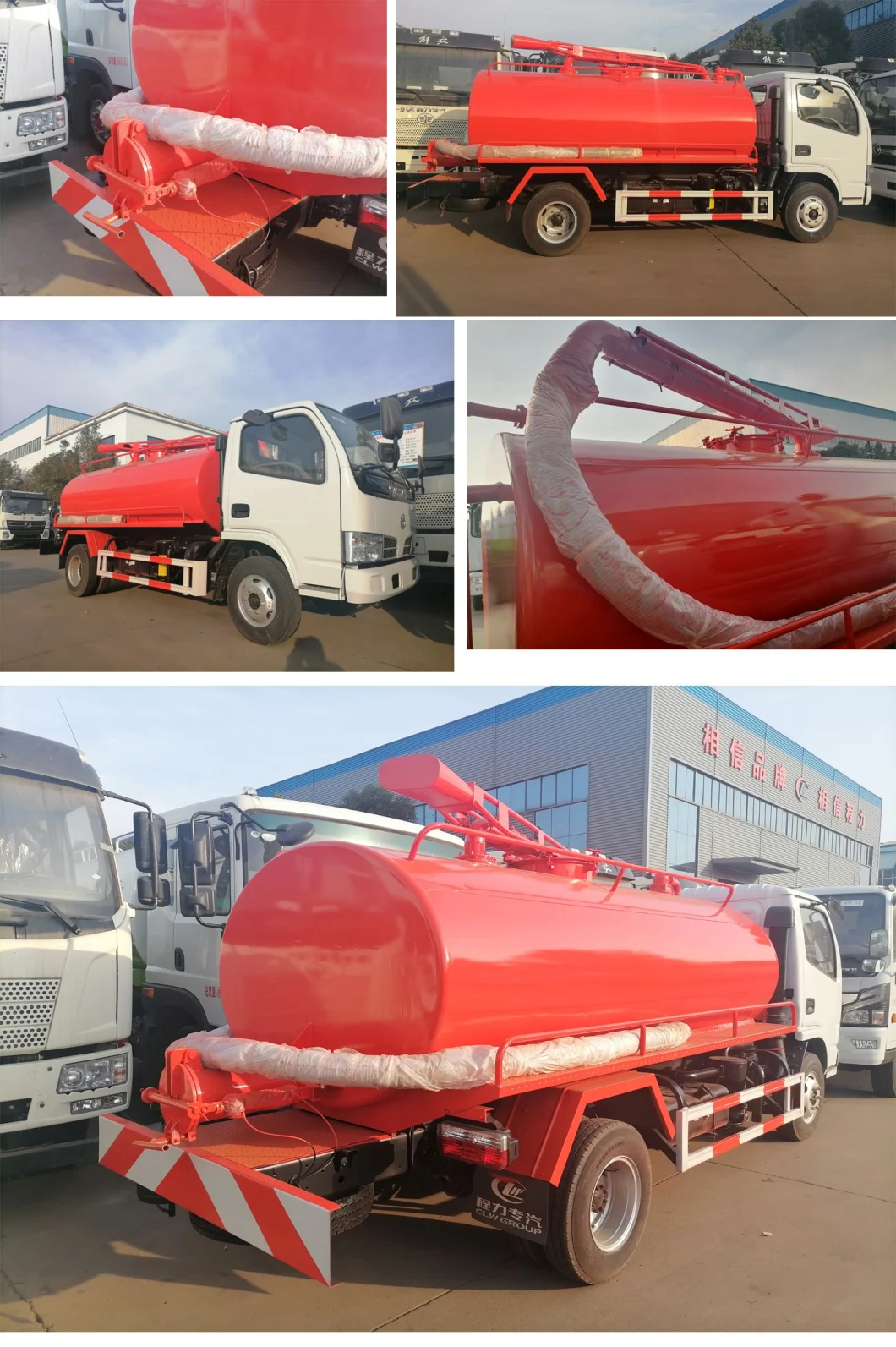 Dongfeng 4000L 4X2 Left Hand Drive Fecal Suction Truck