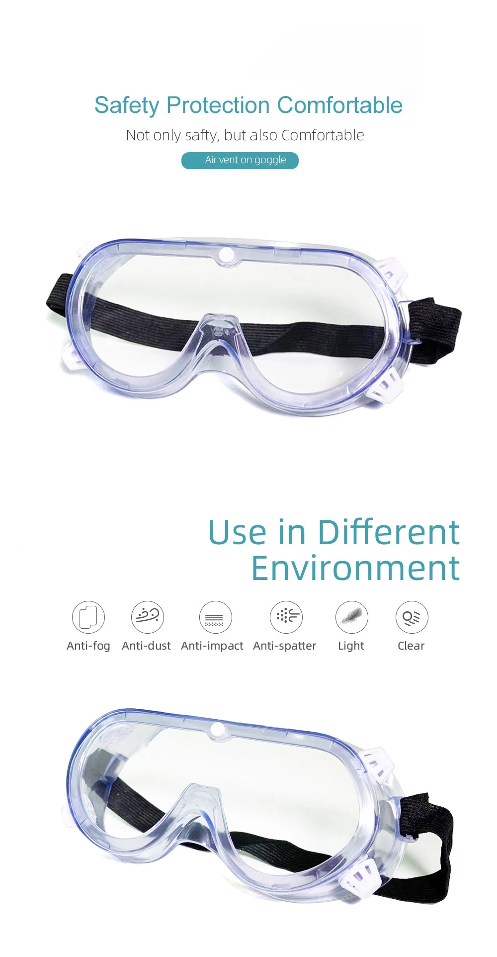 Goggles Anti-Fog Anti-Splash Anti-Fog Anti-Wind Sand Goggles