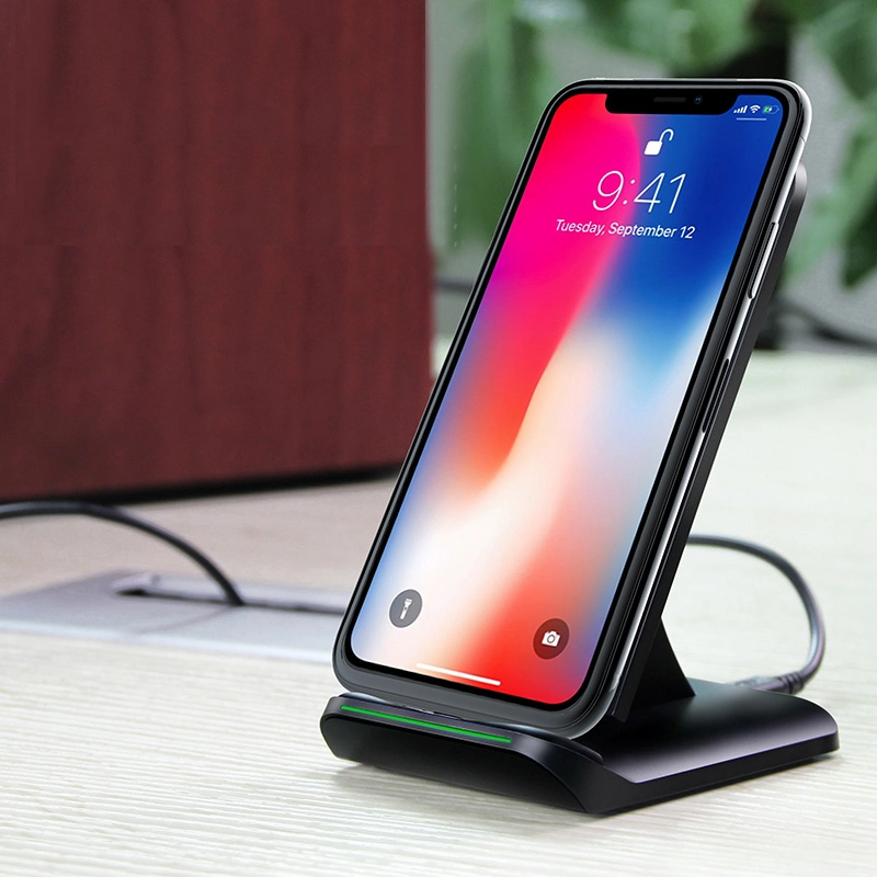 2017 Qi Wireless Charger Quick Wireless Charger Base Portable Magnetic Phone Car Holder