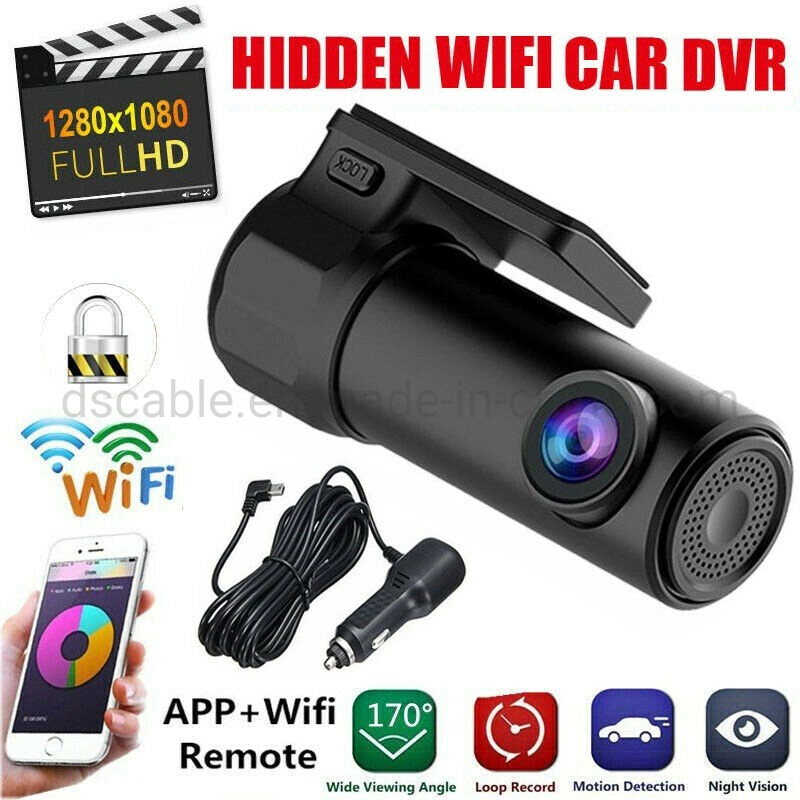 Car 1080P FHD DVR Dashboard Hidden Dash Cam Camera Video Recorder Built-in WiFi