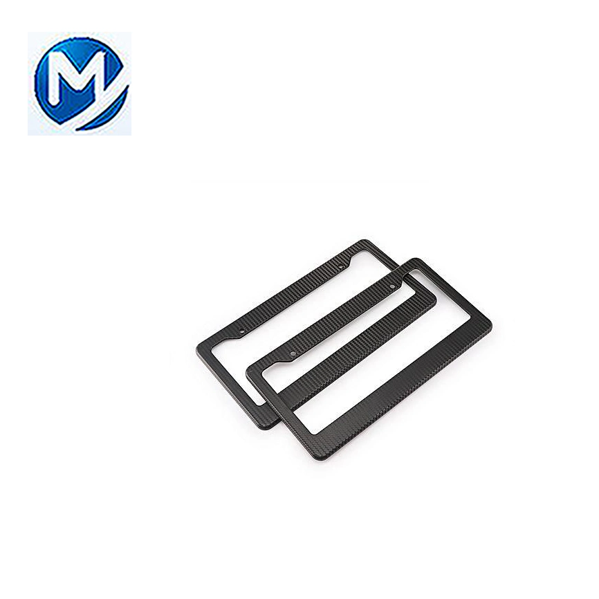 Auto Car License Plate Frame with Stainless Steel Injection Mould