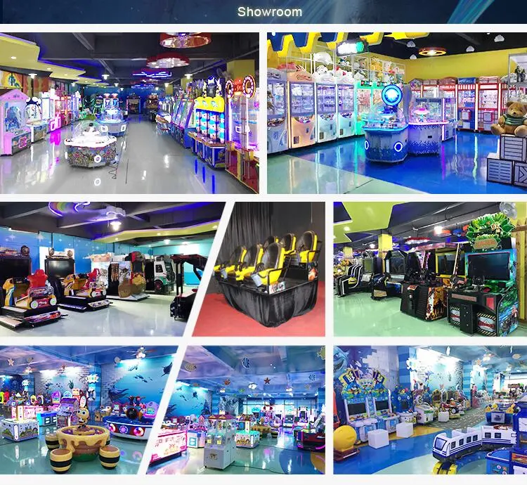 Amusement Park Kids Ride Luxury Carousel Design Nine People Turn Around Horse Swing Car Game Machine