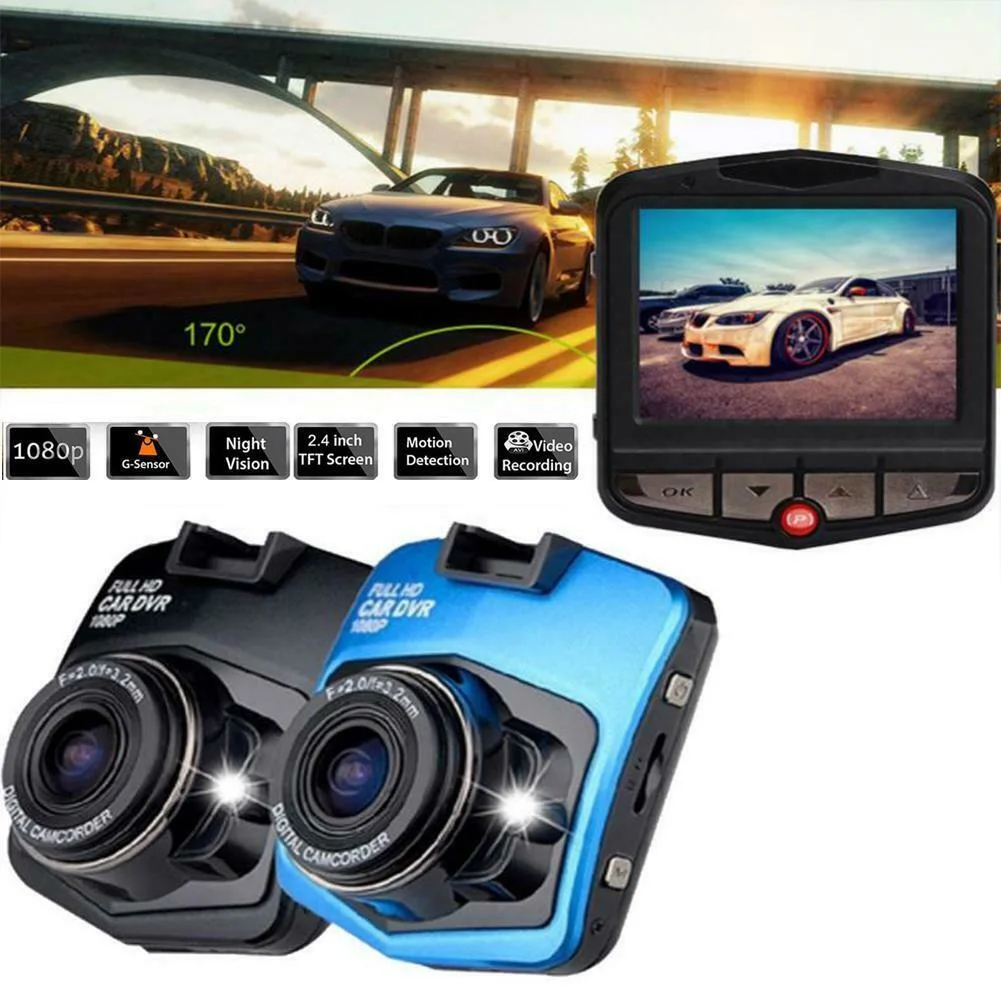 Full HD 1080P Automobile Car DVR Video Recorder Dash Cam Camera with Night Vision