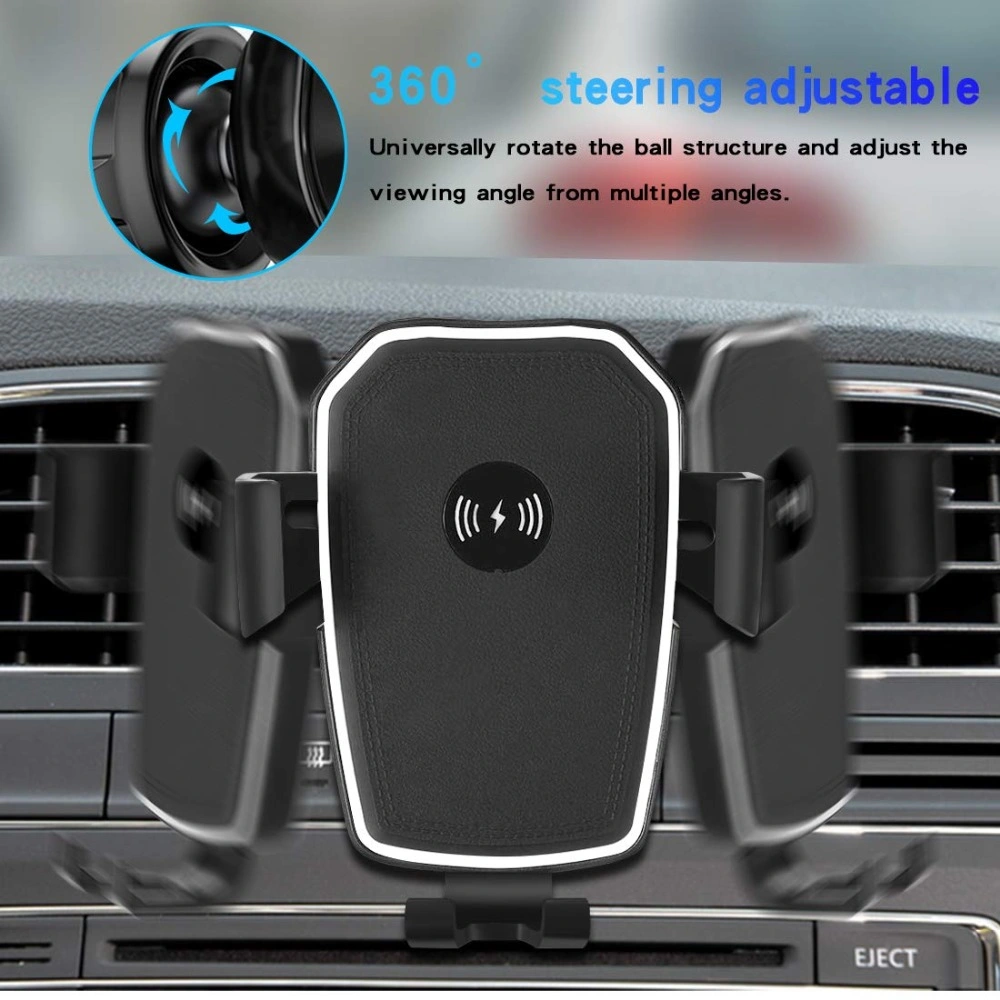 Car Mount Qi Wireless Charger for iPhone 11 PRO Xs Max X Xr 8 10W Fast Charging Car Phone Holder Stand for Samsung S10 S9