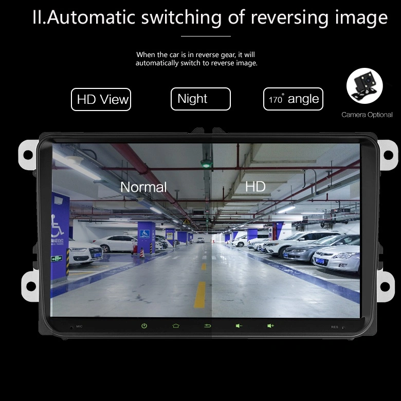 Car Music System with Navigation and Reverse Camera