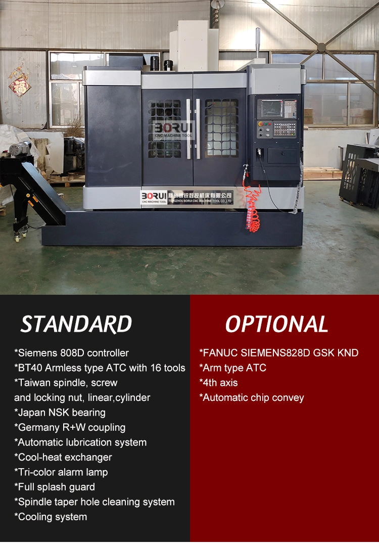 Vmc1270 Milling Service CNC Machining Center 5 Axis CNC Vertical Machining Center Price