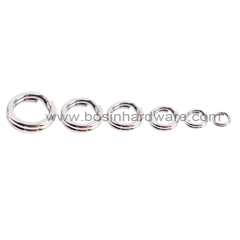 Mirror Polished Stainless Steel Split Ring for Jewelry