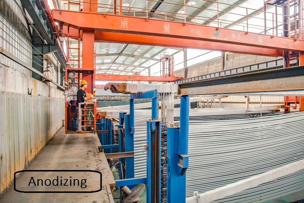 Aluminium Extrusion Profile Surface Finishing Processing-Anodizing Production Line