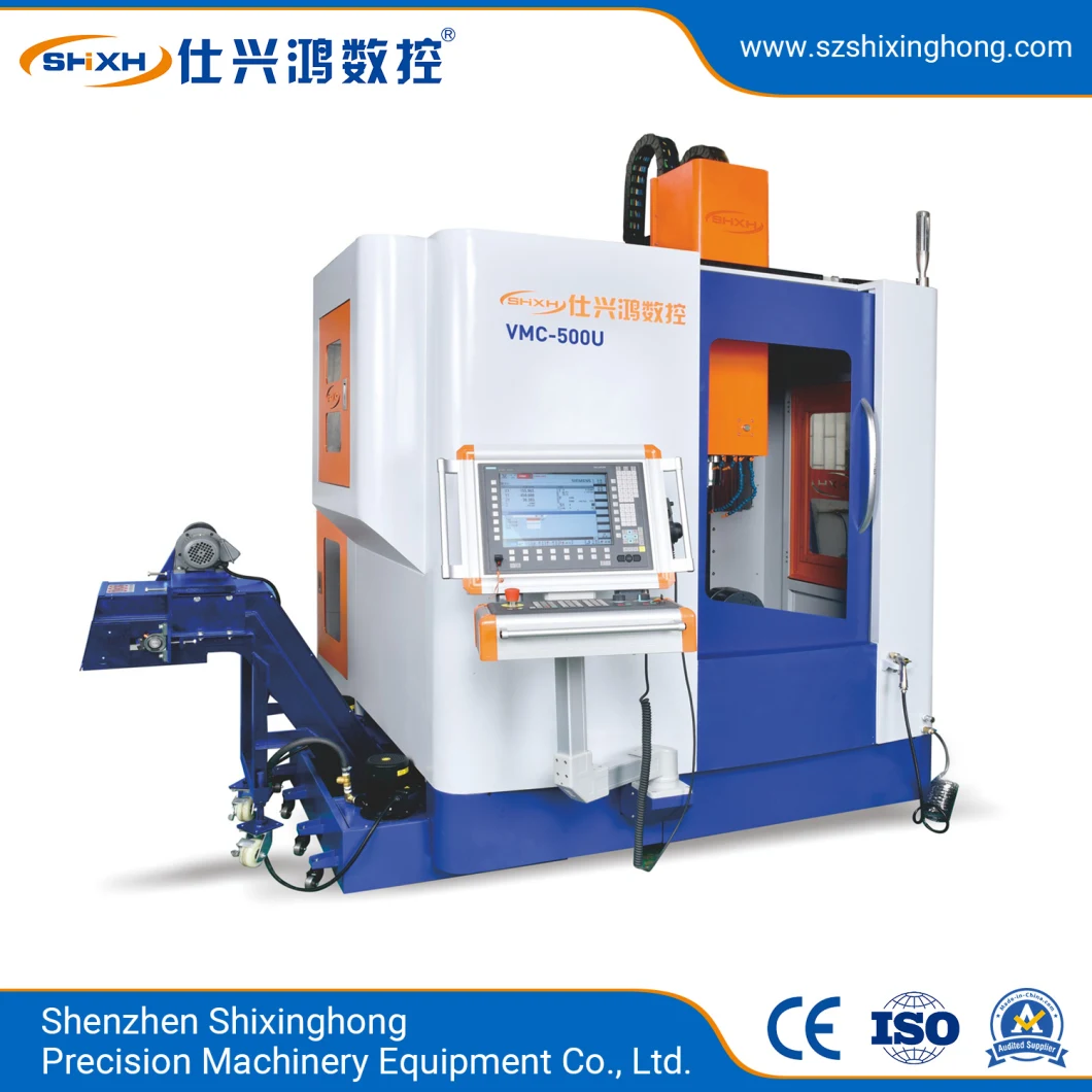 Vmc-500u Five-Axis CNC Machining Center Metal Processing Machinery Vertical Machining Center Milling Machine