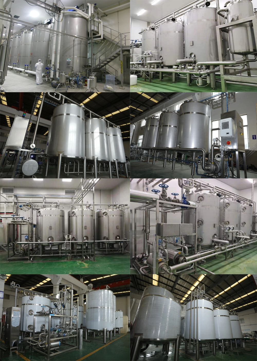 Automated CIP Cleaning System for Food and Beverage Processing Line