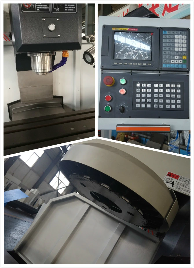 China CNC Milling Machine Xh1050 Aluminum Profile Vertical CNC Machining Center for Sale
