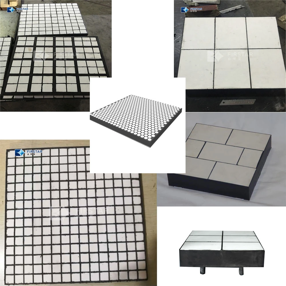 Alumina Ceramic Plate Wear Resistant Alumina Oxide Ceramic Bricks Rubber Mat