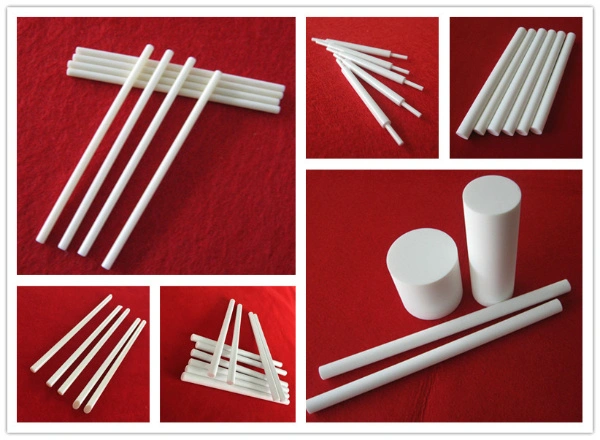 Industrial Heat Resistant White Zirconia Ceramic Shaft Zirconia Rod