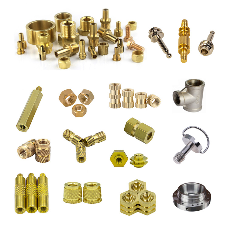 Copper CNC Machining Customized High Quality Cheap Brass Precision Parts Brass CNC Turning Mechanical