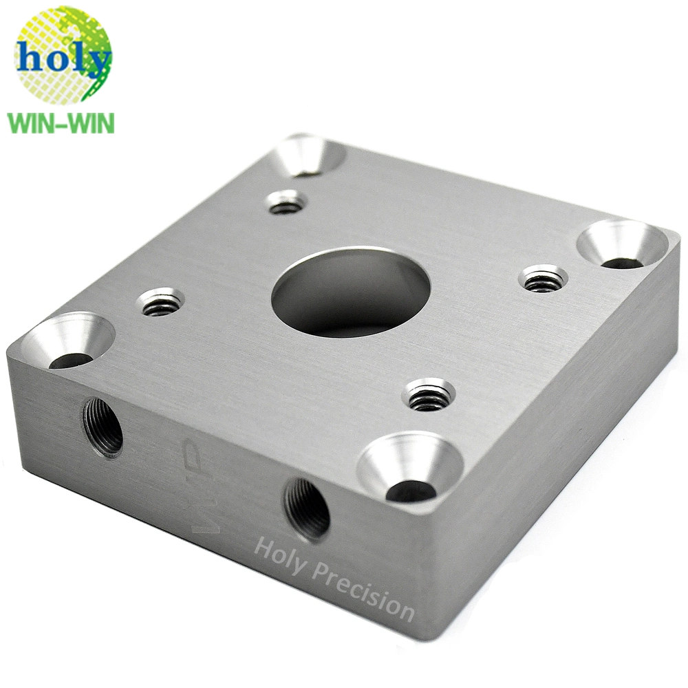 Custom Made Precision CNC Milling 6061-T6 Aluminum Cooling Block CNC Machining Parts
