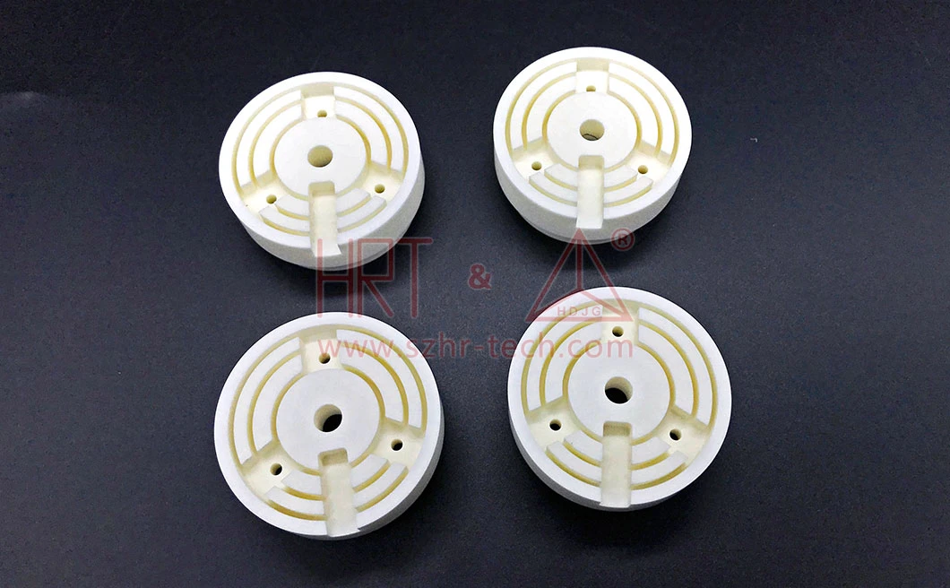 Customized Alumina Ceramic Round Parts, Custom Made Industrial Ceramic Parts