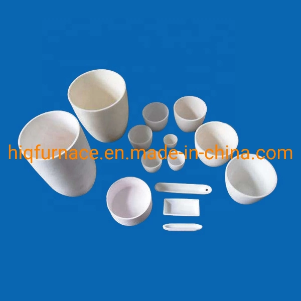 Customized Industrial High Hardness Alumina Ceramic Crucible, 99 Alumina Ceramic Crucible for Lab/Al2O3 Ceramic Crucible