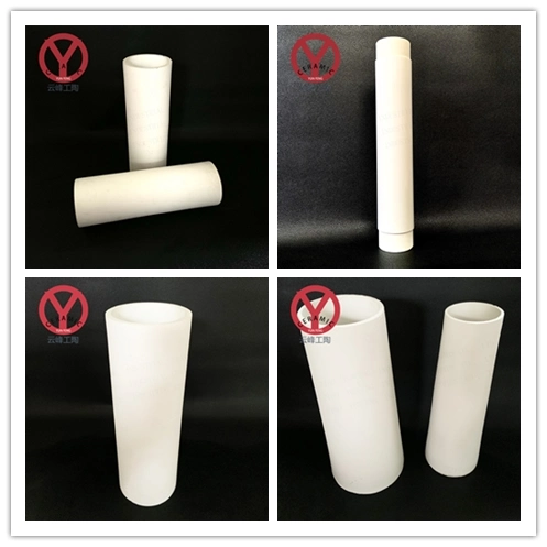 High Hardness Wear Resistant 92 95 High Alumina Ceramic Tee Tube for Steel Pipe Lining